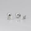 Mouvebament Pearl Ribbon Earring_SIlver925