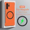 Безрамочный магнитный тонкий чехол для Magsafe для Huawei P30 Pro P40 P50 Pro P30Pro 5G, жесткая задняя крышка с беспроводной зарядкой