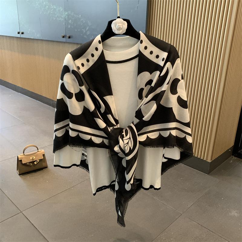 Small Plaid Linen Scarf For Women'S Summer New Sunscreen Large Square Scarf Thin Silk Scarf Air Conditioning Room Outdoor Shawl