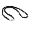 Hot Sale Gift for Men Jewelry Hematite Stone Bead Necklace Healing Balance Volcanic Rock