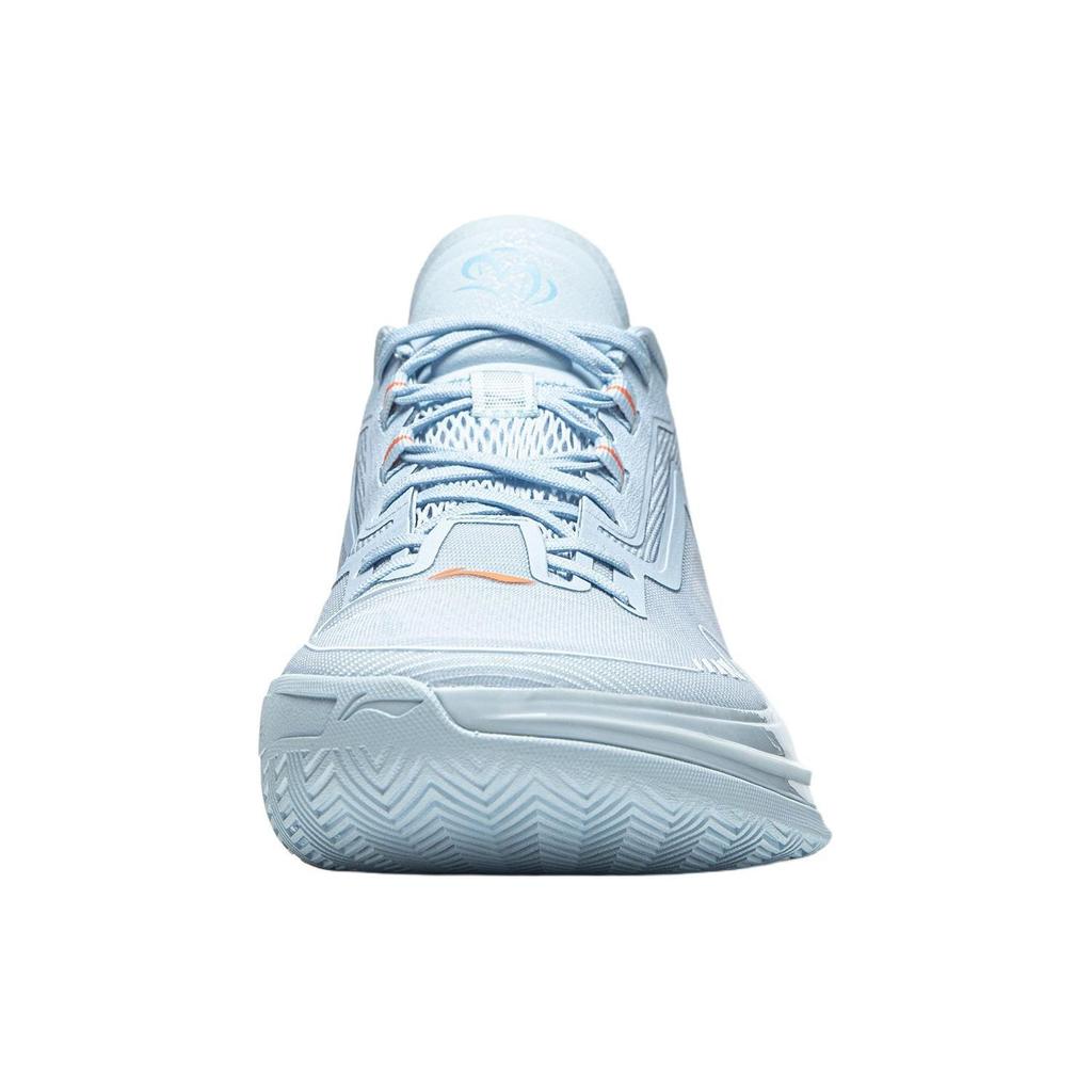 Баскетбольные кроссовки LiNing Blade Assassin 1 Snow Fusion с амортизацией, противоскользящие, легкие, с отскоком, низкие, мужские, небесно-голубые ABPU021-4
