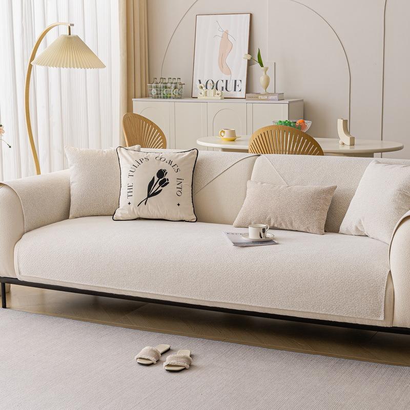Light Luxury High-End Chenille Sofa Cushion Universal In All Seasons New Seat Cushion Leather Sofa Cover Cloth Seat Cushion
