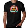 Tacocat Retro Vintage Taco Cat Comic Quote Tshirt Sports Casual Short Sleeve Cotton Tee