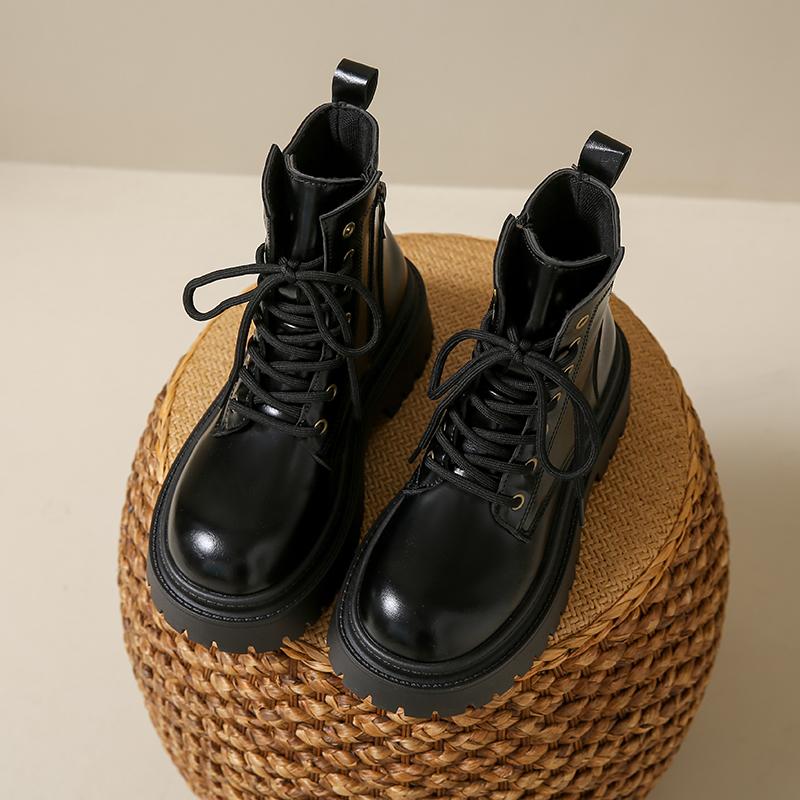 Women Warm Lined Martin Boots High Top Shoes Winter Walking and Commuting Casual Outdoor Travel Seasonal Everyday Footwear Sizes 35-42