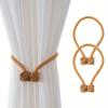 2pcs Magnetic Curtain Buckle Rubik's Cube Shaped Curtain Hook Strap Rope Simple No Punching Strong Magnetic Curtain Buckle