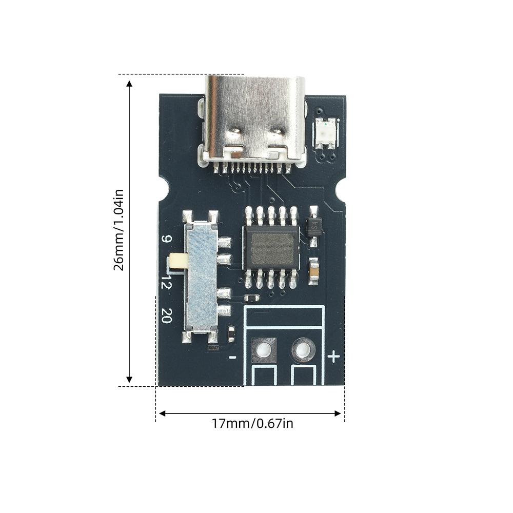 PD/QC Fast Charging Spoofing Power Extraction Module Supports 1V/9V/11V/11V Voltage-Level Switching with Indicator Led Lights