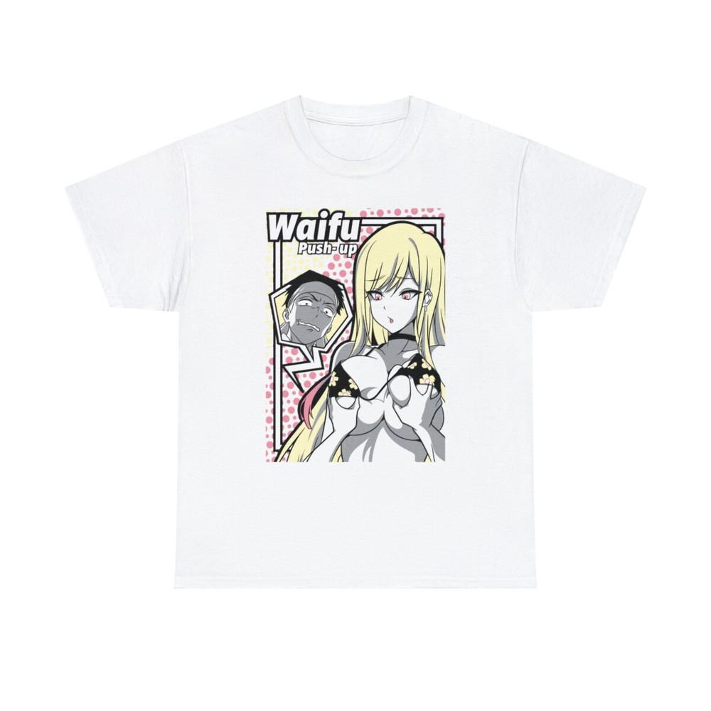 Унисекс Waifu Материал Аниме Футболка Аниме Развратная Рубашкааниме рубашкаподарок футболка