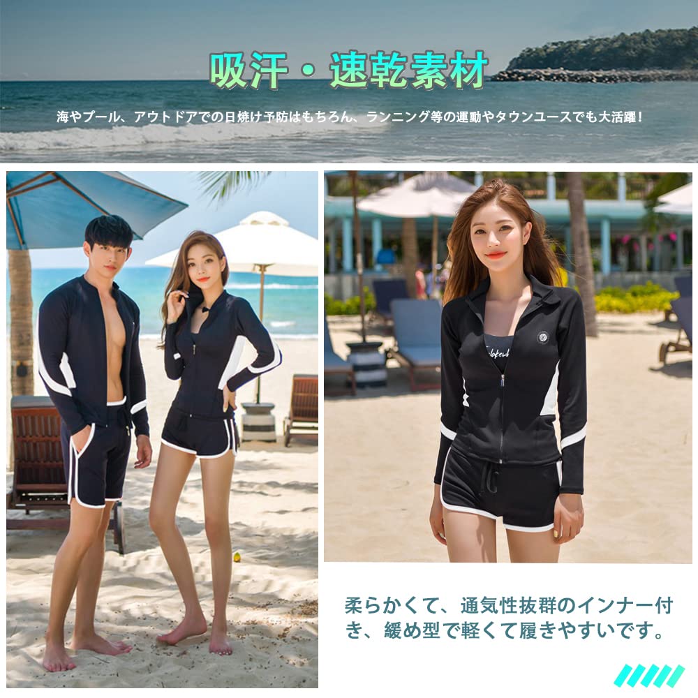 ANGJ Fitness УФ-защита, спортивные леггинсы с длинным рукавом, женский купальник из 5 предметов, защита, купальник, амфибия, бюстгальтер, шорты,