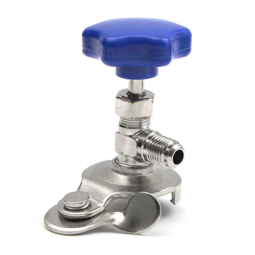 Freon R134a Valve Opener Universal R22 R600 R12 R410a Tap On The Bottle Car Can Tap Adapter Installation Gas Refrigerant Tool