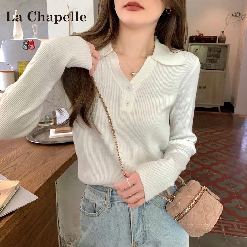 Autumn Style Lo-neck Long-sleeved Knitted Bottoming Shirt Women's New Slim-fit Collar Inner Sweater