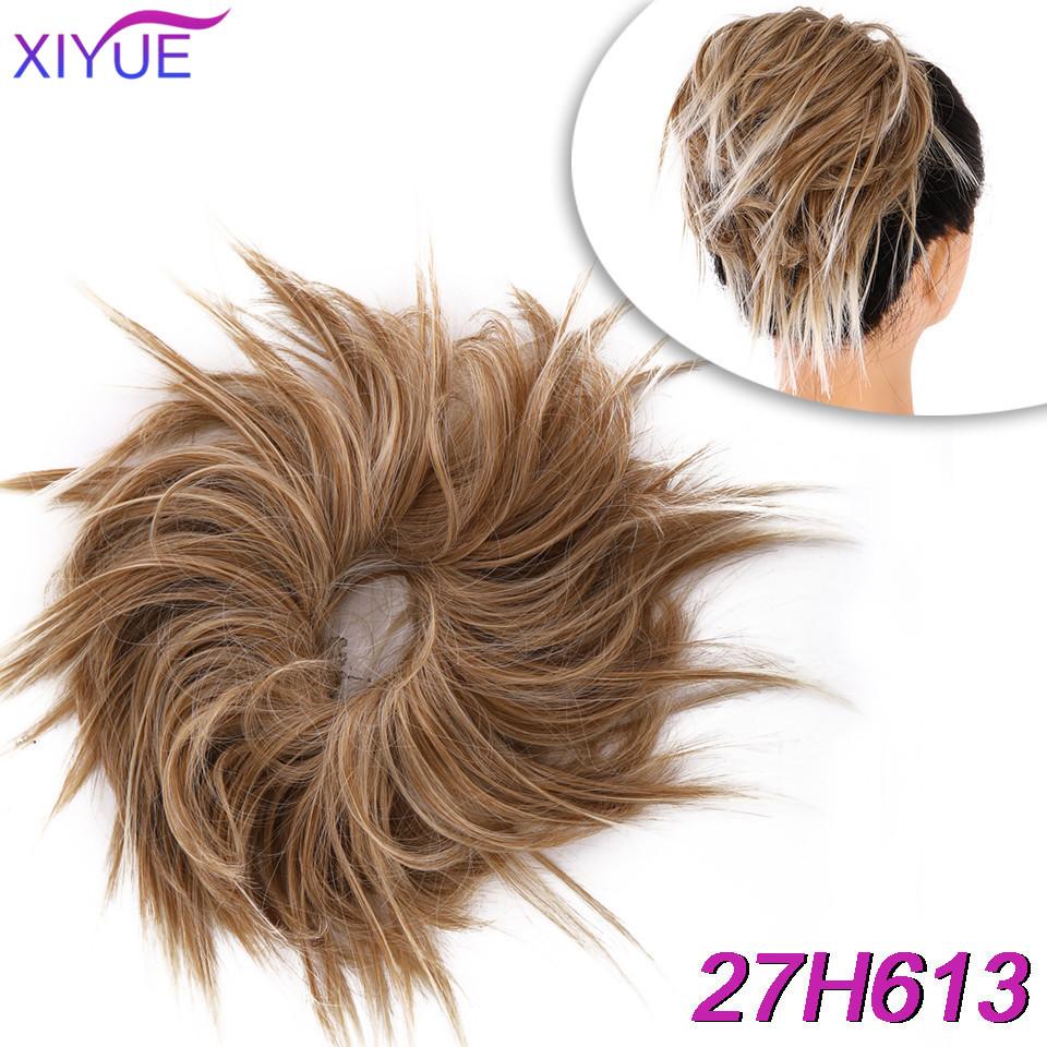 Синтетический шиньон, грязная резинка для волос, резинка для волос, пучок, вьющаяся прическа, шиньон, высокотемпературная накладная резинка для волос, пончик, накидка, хвостик