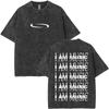 Vintage Washed Playboi Carti I AM MUSIC  Album Merch Tshirt Men Women Hip Hop Fashion Oversized Tshirts Opium Rap T Shirts