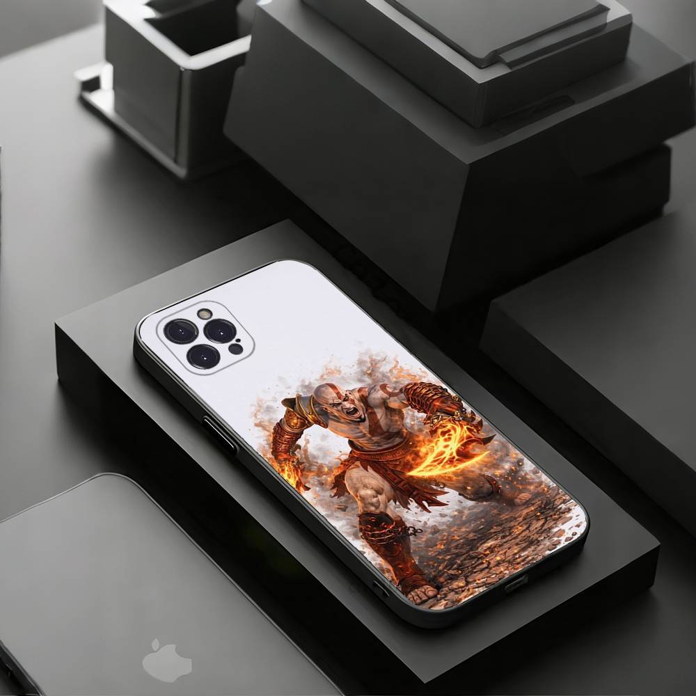 G-God OF War K-Kratos Чехол для телефона для iPhone 11Pro 13 12 11 Pro Max 16e 17 Air 16 15 14 Plus 11ProMax