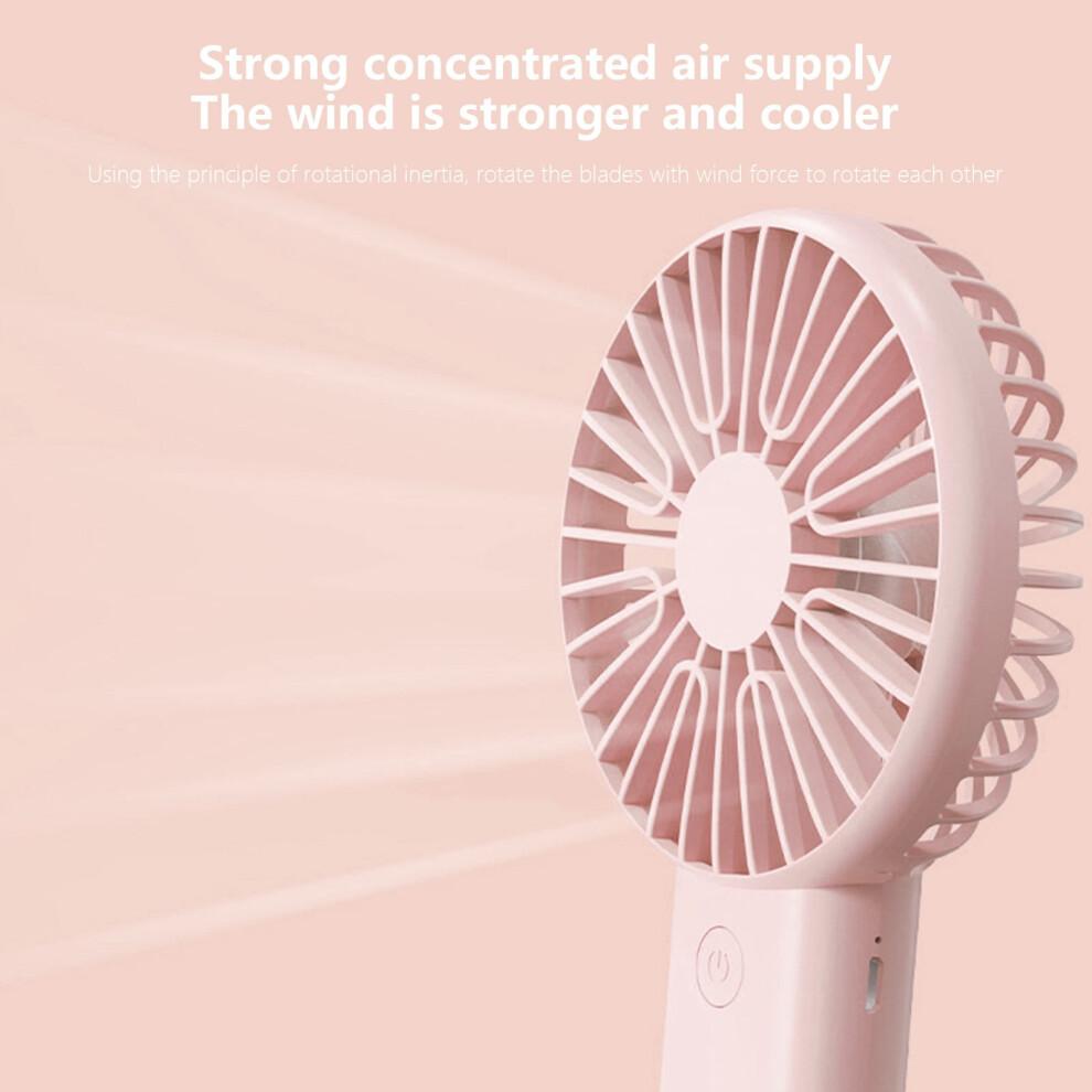 Gnobogi Handheld Fan Usb Rechargeable Mute Desktop Dormitory Small Fan Portable Outdoor High Wind Power Mini Handheld Fan on Clearance