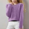 Girls Long Sleeve Round Neck Knit Pullover Jumper Tops Spring Base Layer Top Thermal Undershirt Youth Underwear 8-16Years