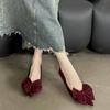 Shallow Mouth 2024 Candy Colors Fine Heeled Shoes Pointed Pumps Lace-Up Sandals Ladies Work Dress Professional Slip On Latest