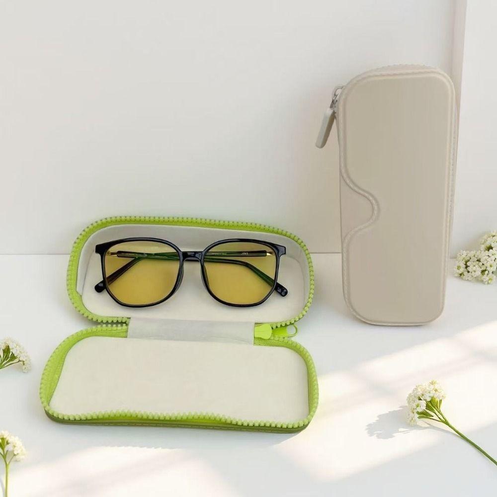 Dustproof Silicone Glasses Storage Bag Large -capacity Sunglasses Cover Eyeglasses Case  Female