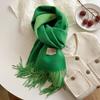 Luxury 2 Colours Cashmere Scarf Women Autumn Winter Shawl Pashmina Handkerchief Lady Pareo Soft Outdoor Windproof Travel Bufanda