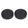 2 Sets Front Rear Lens Covers Dustproof Protective Camera Lens Caps for Fujifilm GFX Series SLR Camera