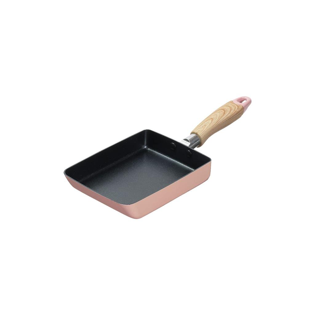 Жаровня Pearl Metal для яичных рулетов 13 x 18 IH Все типы плит Натуральное покрытие Чистая сковорода, см, Совместимая, Совместимая, Антипригарное покрытие, Розовый, HB-6660
