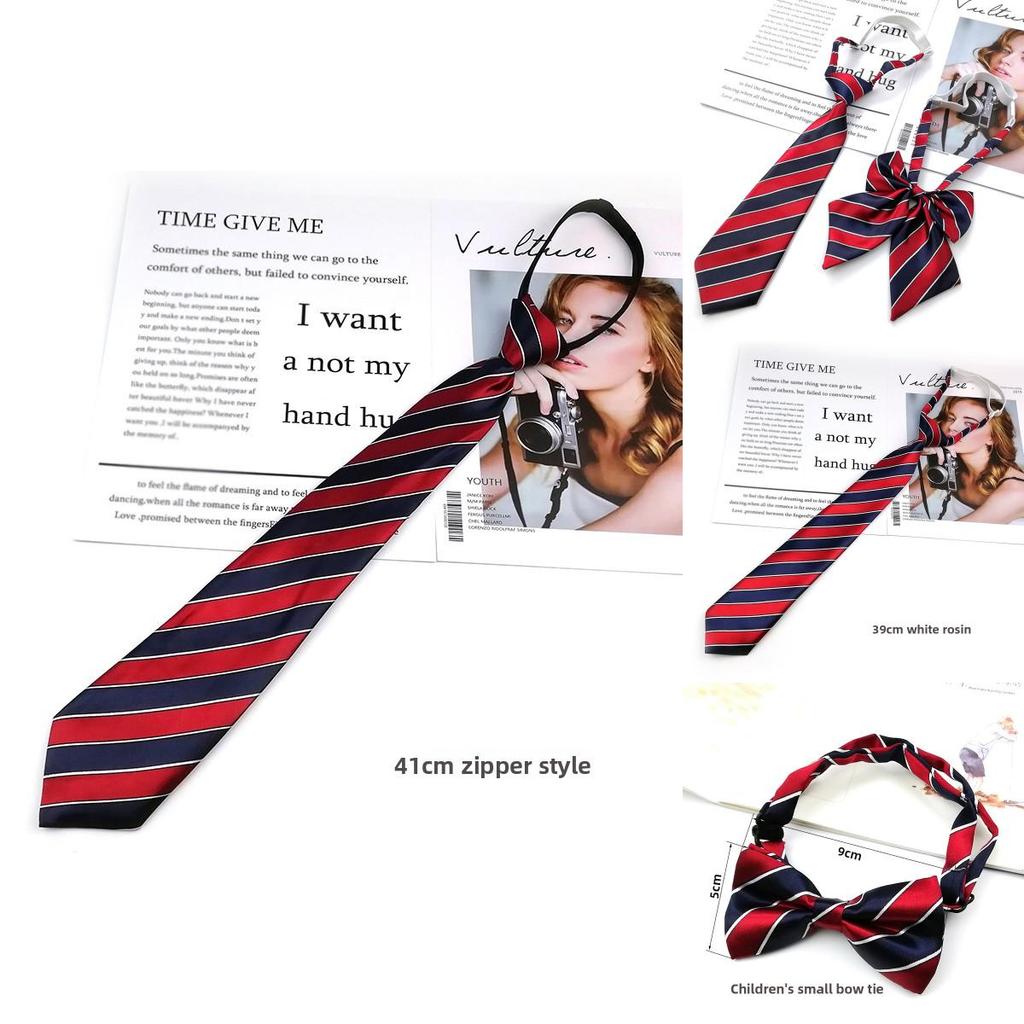 School Uniform Graduation Photo Tie For Kids With Adjustable Clip Features