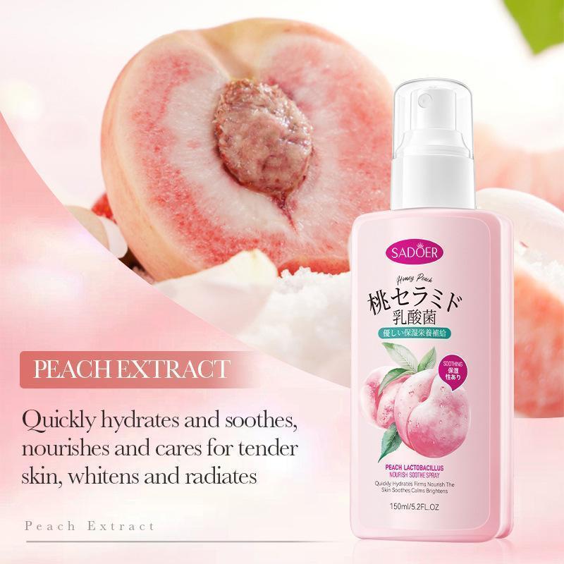 Peach Lactobacillus Nourishing Soothing Mist Hydrating Toner Mist