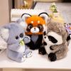 Simulation Koala Plush Toy Lesser Panda Sloth Plush Doll Animal Raccoon Plush Toy  Birthday Gift