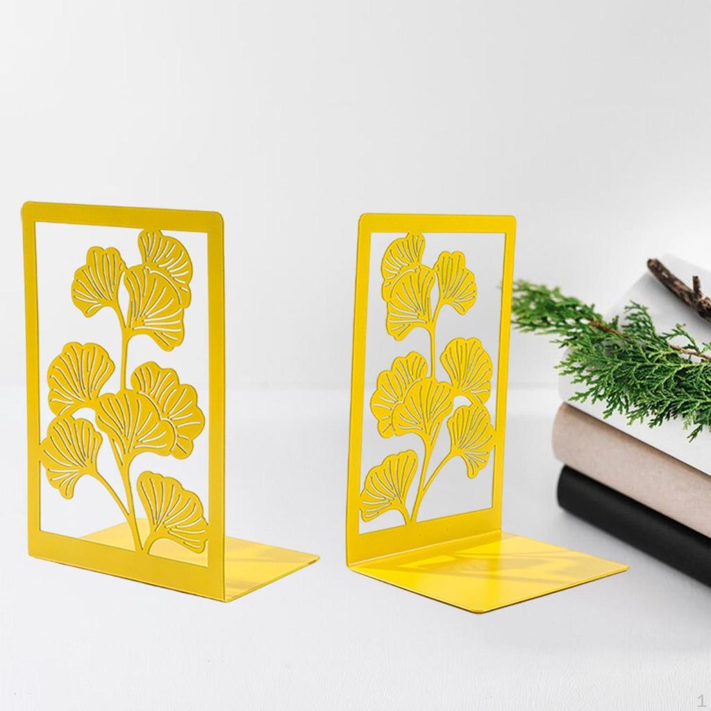 Гинкго Книжные Концы Стопор Исследование Современный Уникальный Держатель для Полок Декоративный Дом