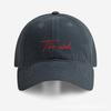 FITHATUNME peaked cap children round face can wear deep top sunshade big brim show face small English letters