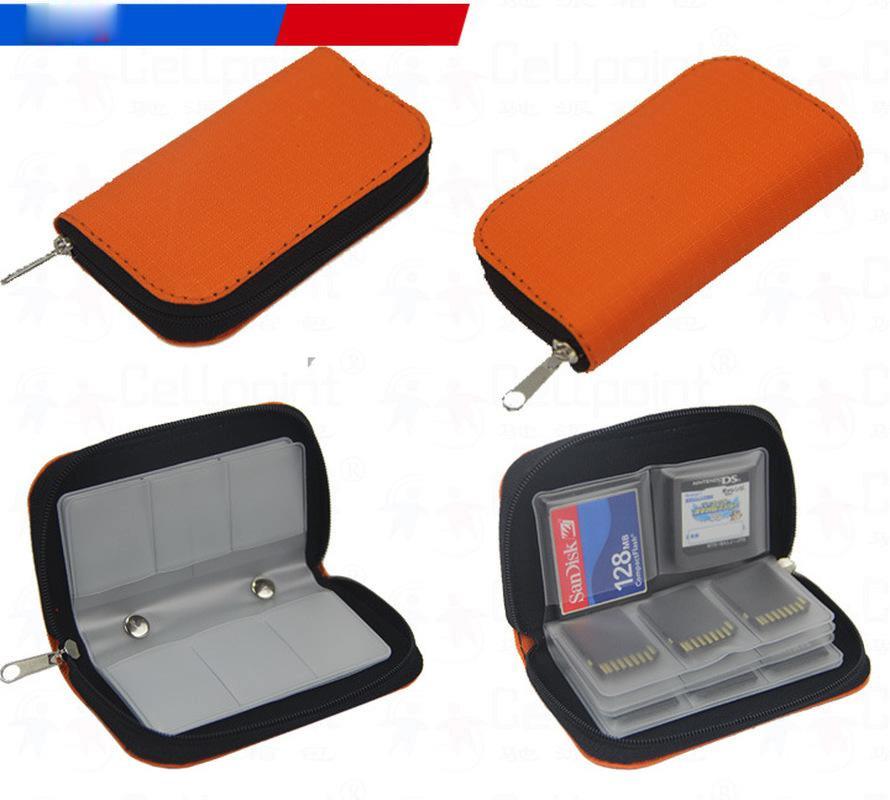 Memory Card Storage Bag Carrying Case Holder Wallet 22 Slots for Game Accessories Memory Card Box