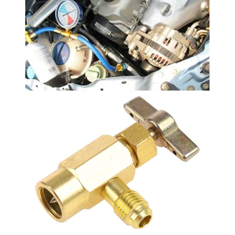1/2" SAE AC Кран-открывашка для баллонов с хладагентом R22 R134a R410A