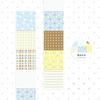 Polka Dot Tearable Sticker Roll Tape Can Write Hand Account Decorative Label Sticker Creative Index  Original