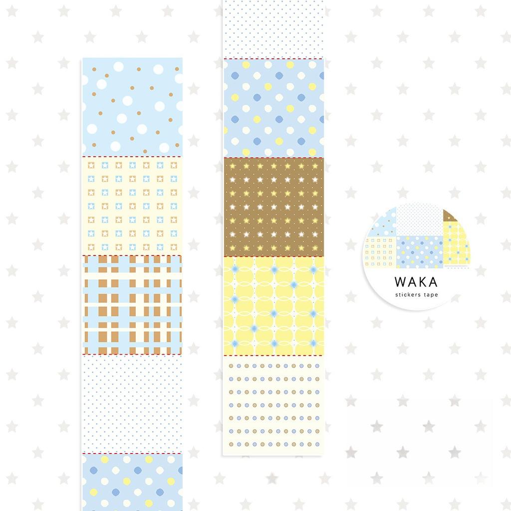 Polka Dot Tearable Sticker Roll Tape Can Write Hand Account Decorative Label Sticker Creative Index Original