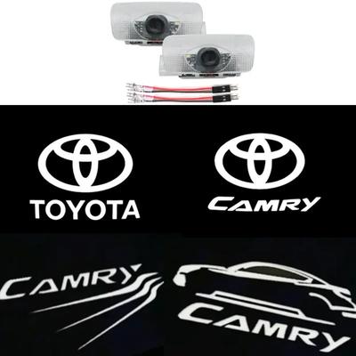 2 шт.. Светодиодные проекторы в двери автомобиля для Camry 40 55 50 70 2007 2008 2009 2010 2011 2012 2013 2014 2015 2018 Аксессуары