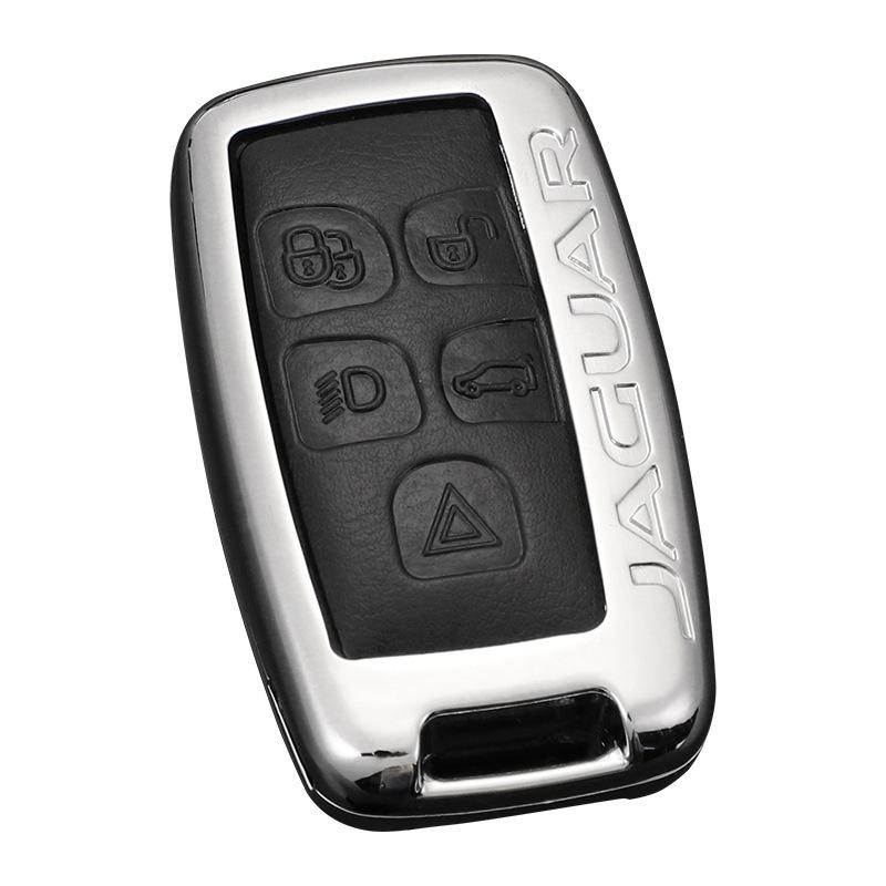 Чехол для ключа Jaguar: Совместимо с моделями XEL, XFL, F-Pace, XJL, XF, XE, F-Type 2022 – Роскошная сумка с пряжкой-ракушкой