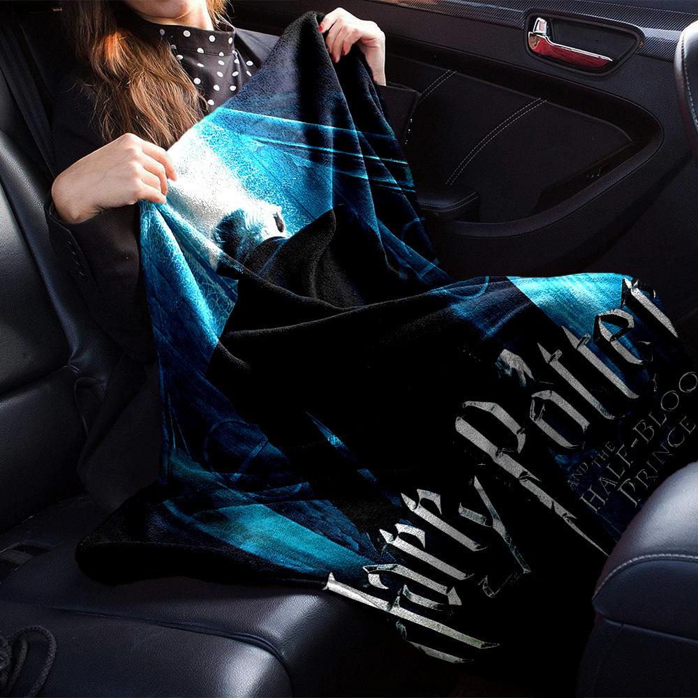1pc Harry Potter Half-Blood Prince Flannel Blanket Soft Warm Throw for Home, Office, Travel, All-Season Cozy Bedding Gift L1417