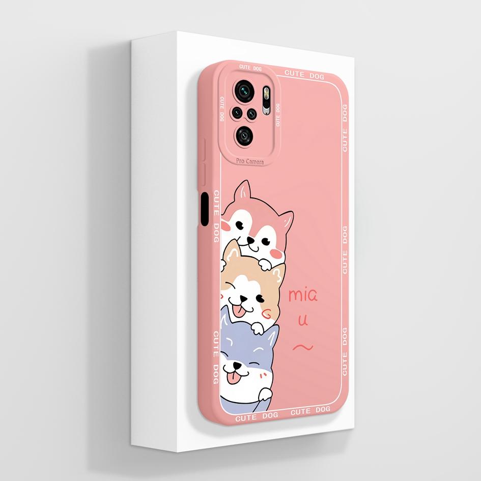 Чехол для телефона Redmi Note 10 11 11T Pro Plus Max 10T 11S 11E Capa Cute Creative Style Painted Anti Drop Pretty Avocado Liquid Silicone For Redmi Shell