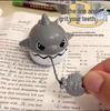 Shark Keychain Toy: Trendy Biting Teeth Pendant for Student Backpacks