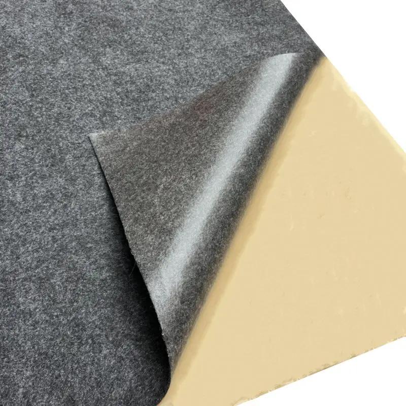 20cm/50cm/100cm*100cm Self Adhesive Felt Fabric Sticky Flannel Interlining Fabrics for DIY Background Decor Sound Insulation