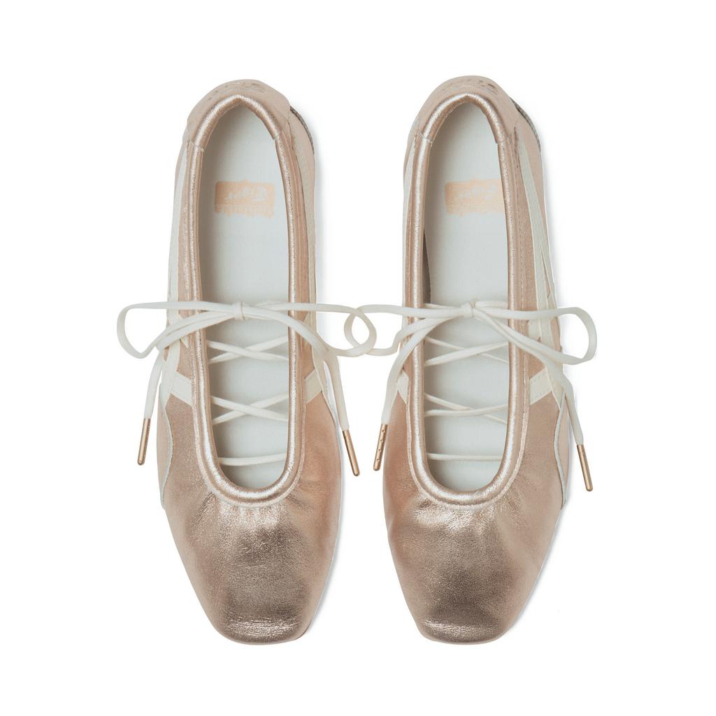 Onitsuka Tiger GYMNARINA Mary Jane Shoes Women's Rose Gold