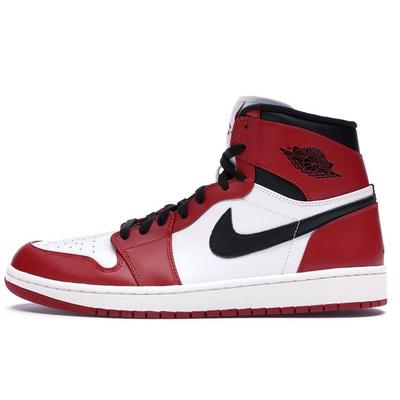 Мужские кроссовки Air 1 Retro High Chicago 2013 Красный Белый Черный-Varsity-Red 332550-163