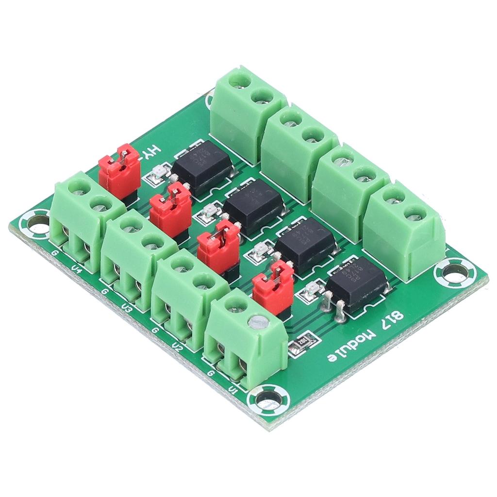 Voltage Control Adapter Module 4 Road 817 Optocoupler Anti Interference Photoelectric Isolation Modu
