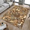 1 шт. Ковер с леопардовым принтом и узором пейсли, экстрабольшой, нескользящий, для пола, офиса, семьи, спальни, ковер для большой площади, ковер для помещений, яркие цвета
