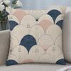 Pattern Modern Japanesestyle Patterns Cushion Cover Cushion Covers Natural Linen Breathable Sofa Bedroom Decor Pillowcase