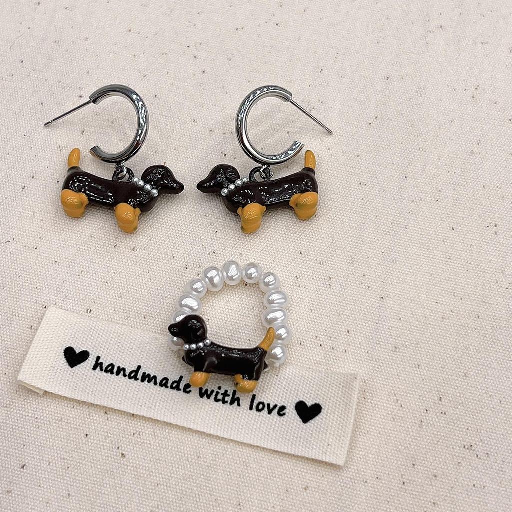 Серьги Niche Dachshund: Милый, элегантный, модный универсальный дизайн для женщин