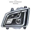 Zhiwei 3.0 - Светодиодные фары с выпуклыми линзами для Jiefang JH6, Matrix LED, двойной ближний свет и восемь дальних фар