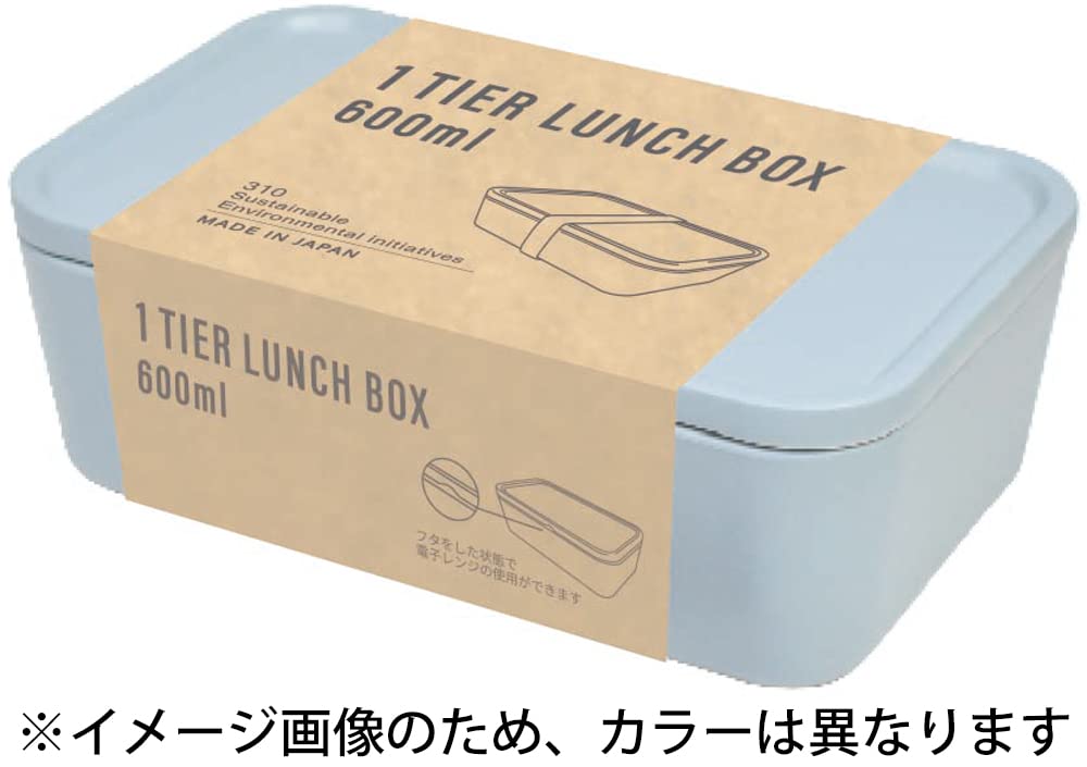 Ippinsha Bento Box 600 мл Светлый хаки 310 1-уровневый ланч-бокс (Саничимару)
