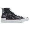 Li-Ning Weiyu Canvas Hi Lightweight Non-Slip High-Top Skate Shoes Women Sneakers Black White AECR012-2