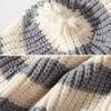 For Striped Cap Korean Beanie Women Winter Ear Protection Skullies Cap Fashion Warm Thicken Woolen Knitted Hats