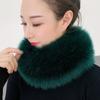 Imitation Fox Fur Collar Thick Scarf Warm Neck Protection Scarf Korean Winter Girl